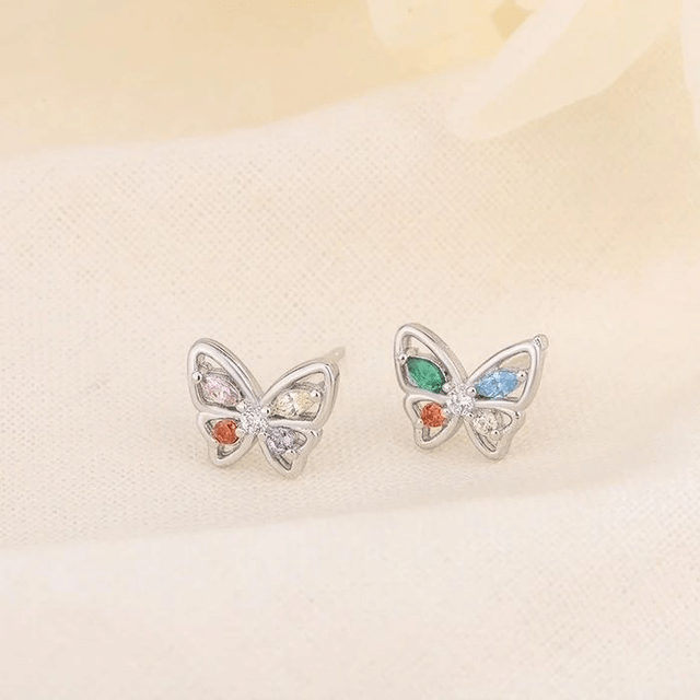 Clous d'oreilles papillon 